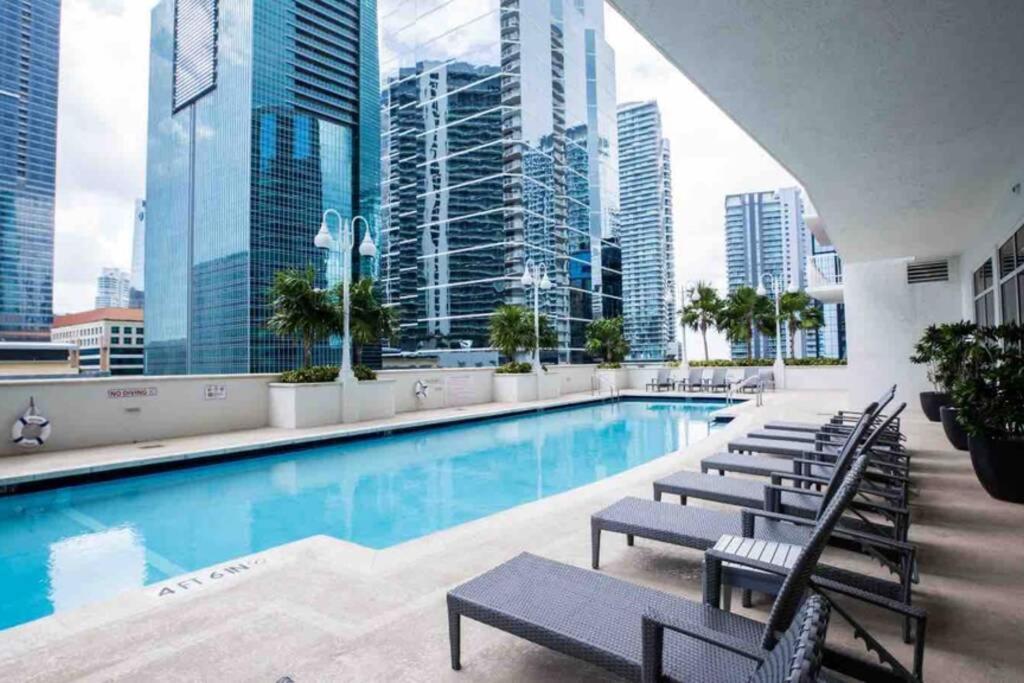 Spectacular Studio At Brickell, Free Parking ميامي المظهر الخارجي الصورة